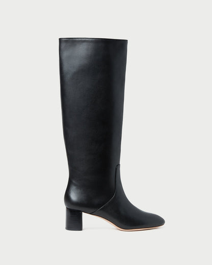 Loeffler Randall Gia Black Leather Tall Boot