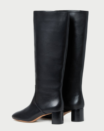 Loeffler Randall Gia Black Leather Tall Boot