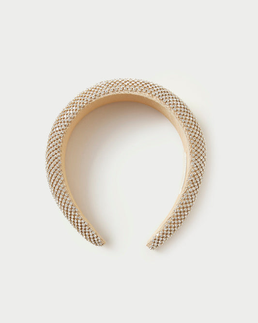Loeffler Randall Bellamy Gold Diamanté Headband