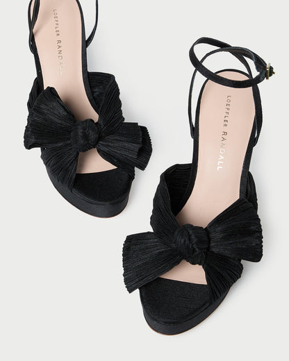 Loeffler Randall Natalia Black Platform Bow Heel