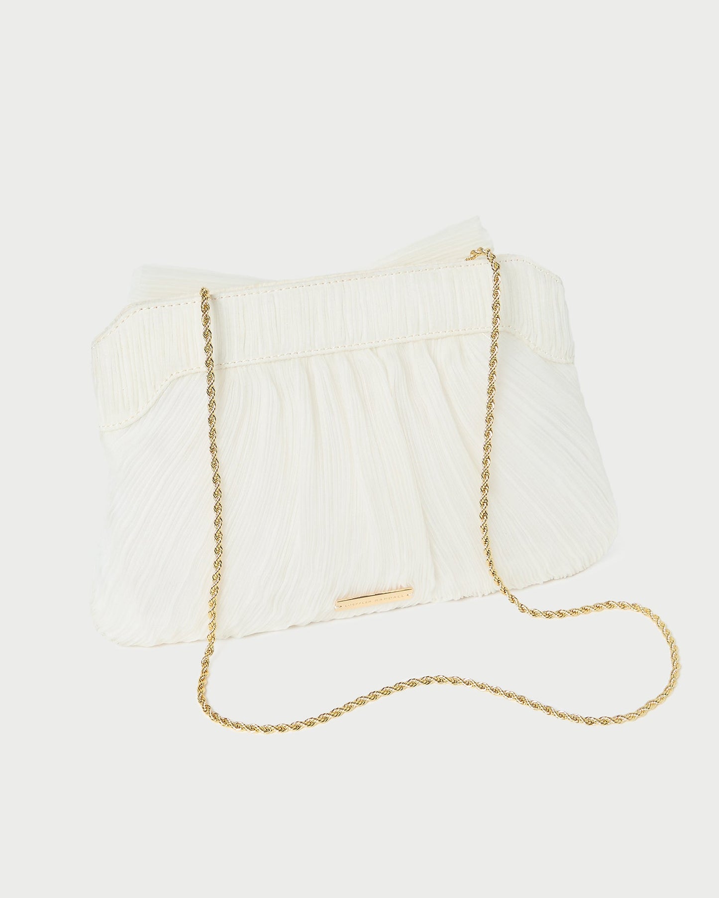 Loeffler Randall Rayne Pearl Bow Clutch