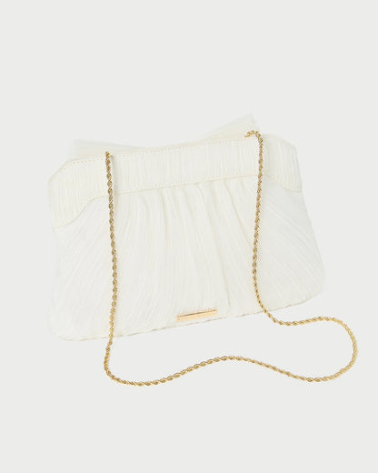 Loeffler Randall Rayne Pearl Bow Clutch