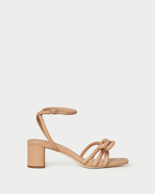 Loeffler Randall Mikel Dune Bow Mid-Heel Sandal