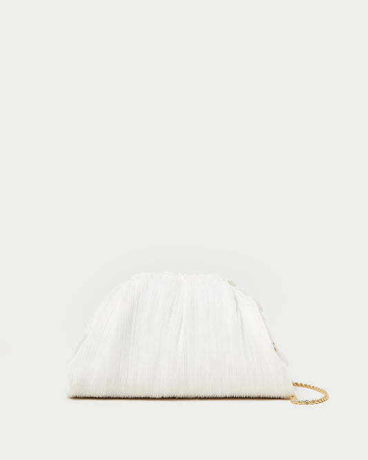 Loeffler Randall Bailey Pearl Pleated Dome Clutch