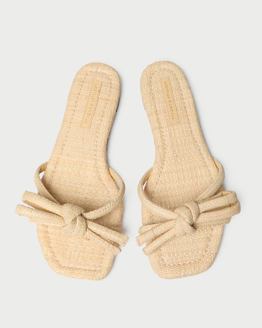 Loeffler Randall Hadley Natural Bow Sandal