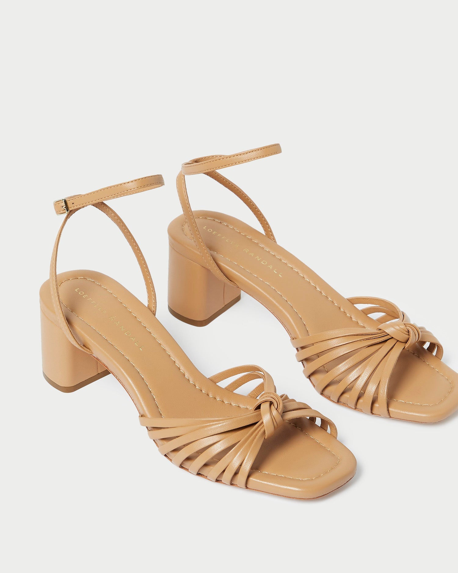 Loeffler Randall Olivia Dune Knot Mid-Heel Sandal