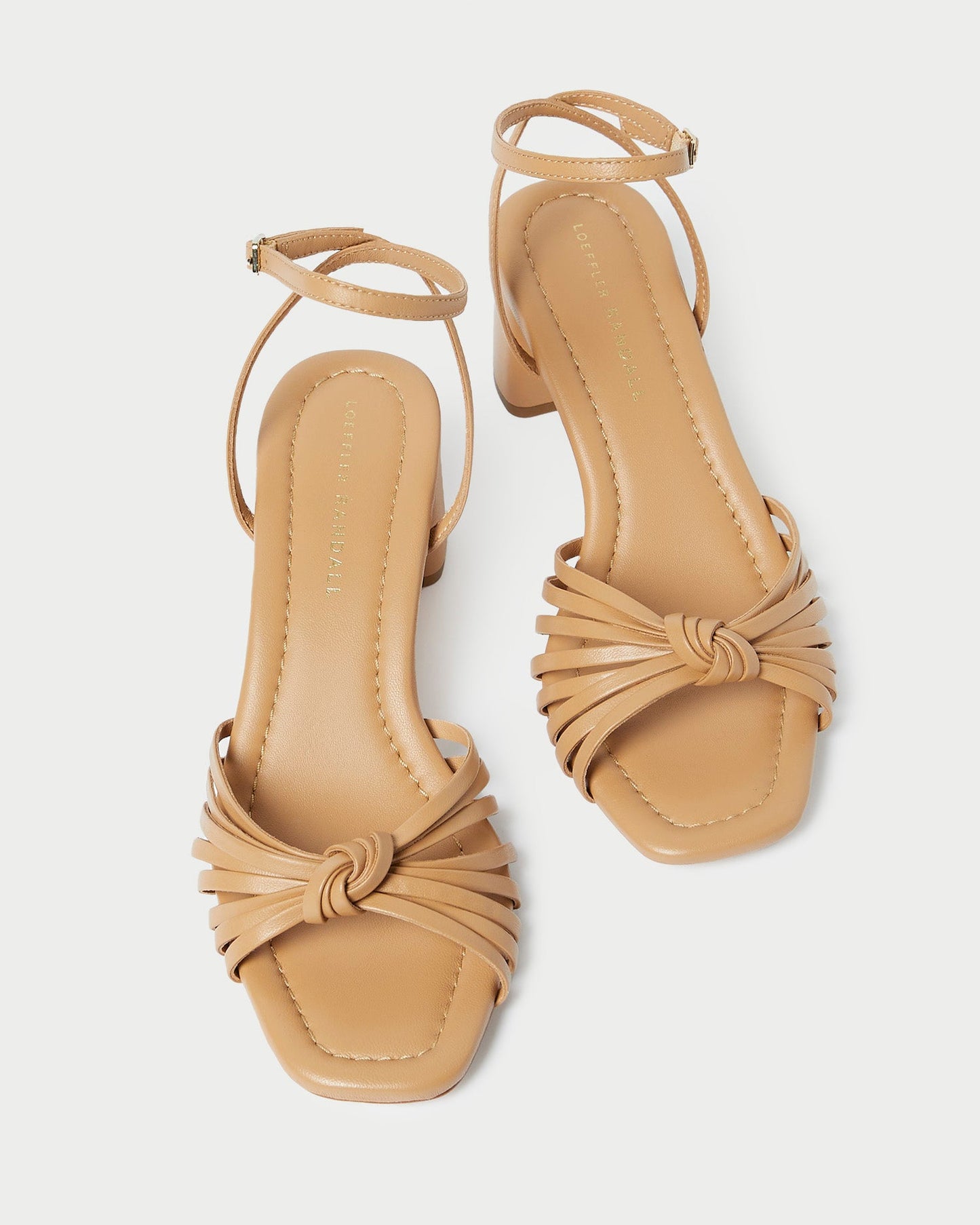 Loeffler Randall Olivia Dune Knot Mid-Heel Sandal