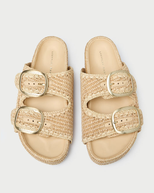 Loeffler Randall Theo Natural Two-Band Sandal
