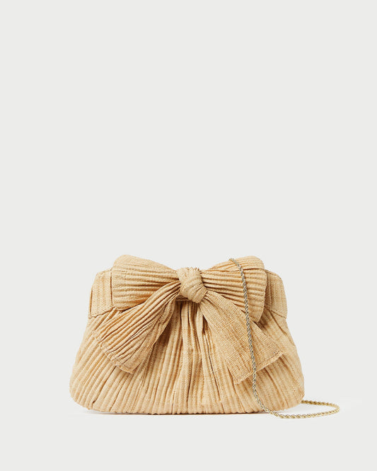 Loeffler Randall Rayne Natural Bow Clutch