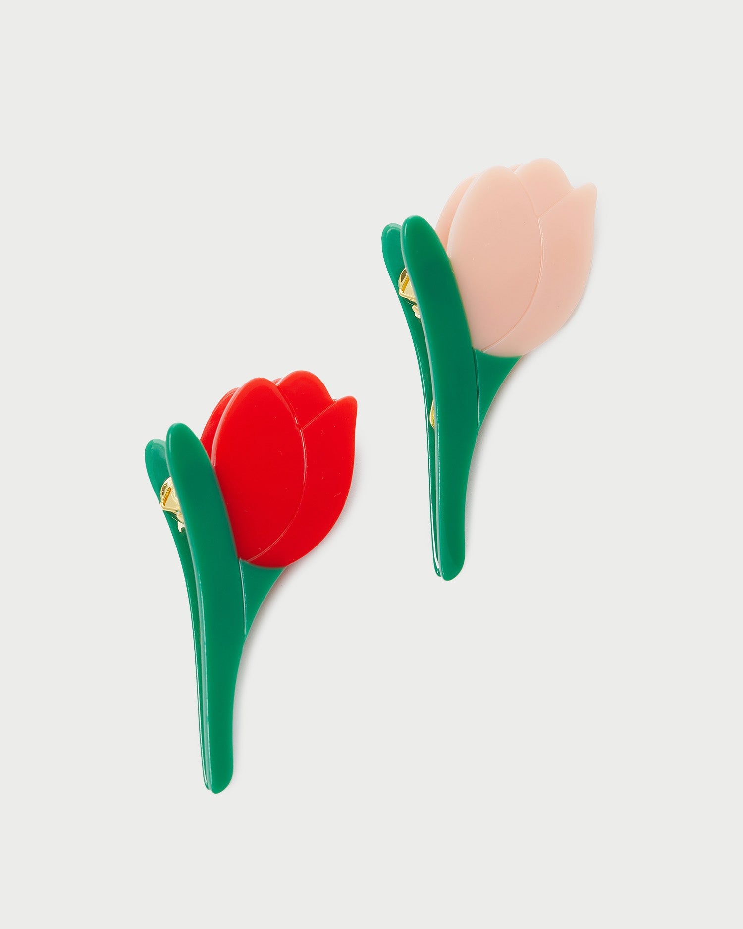 Loeffler Randall Juniper Red/Pink Tulip Clip Set
