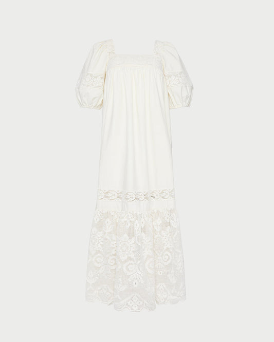 Loeffler Randall Jo Puff-Sleeve Dress