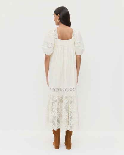 Loeffler Randall Jo Puff-Sleeve Dress