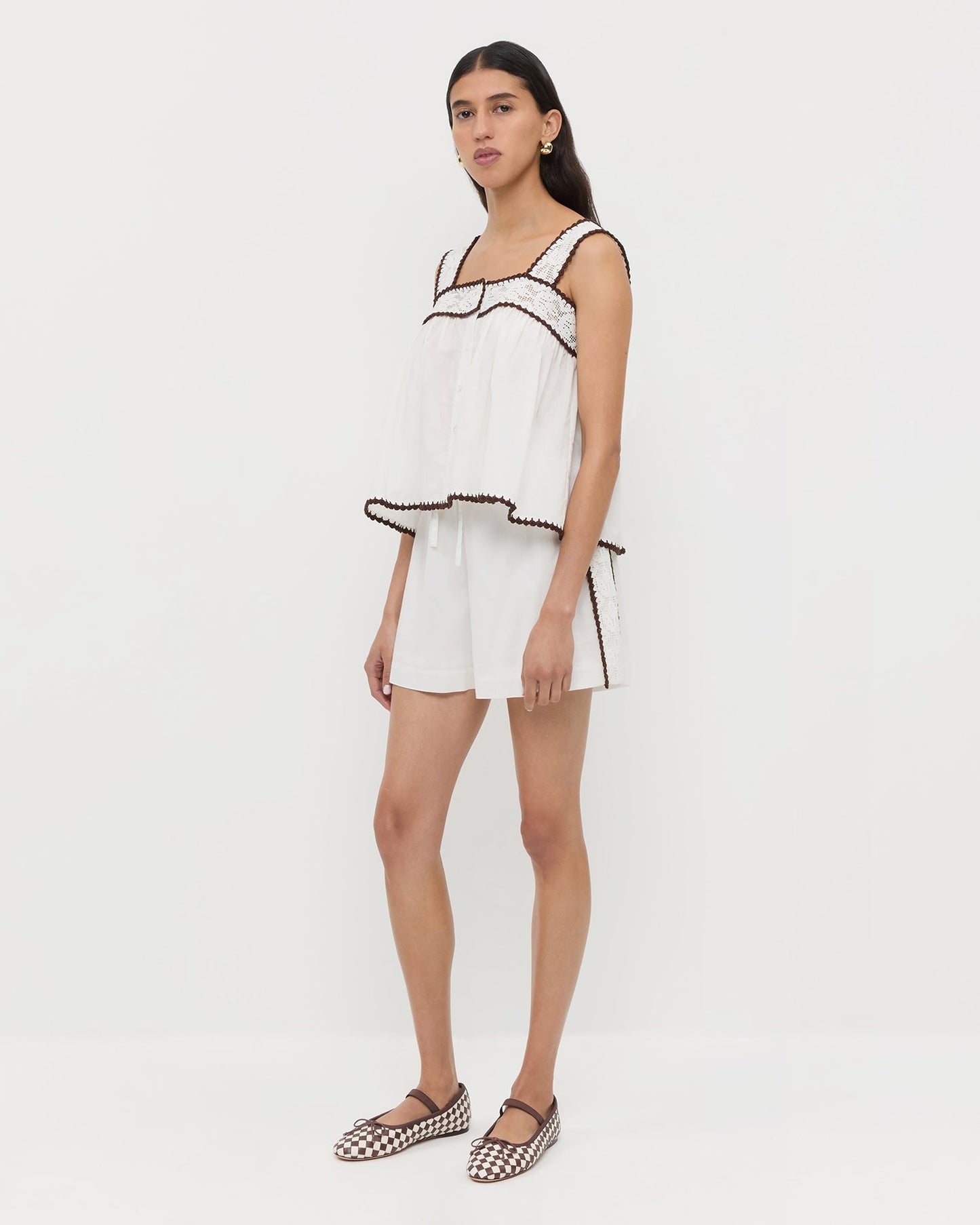 Loeffler Randall Marta Sleeveless Top