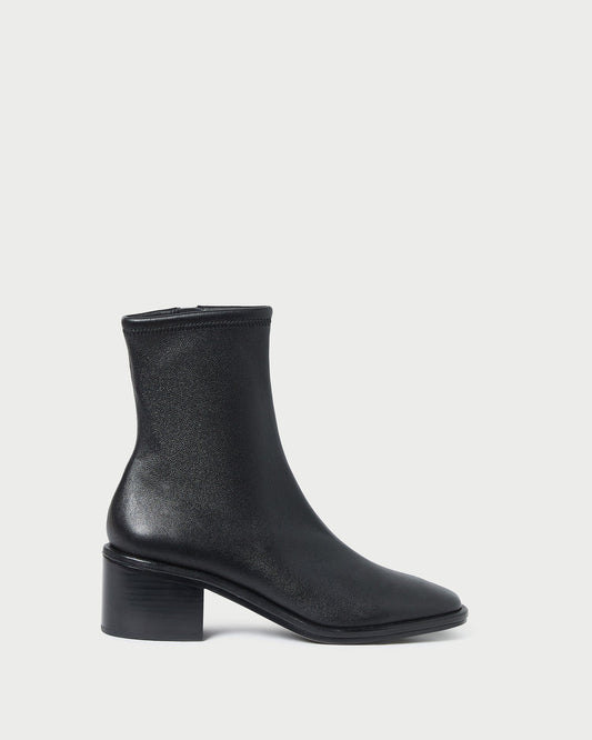 Loeffler Randall Roxy Black Leather Ankle Bootie