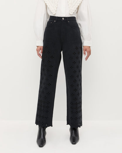 Loeffler Randall Demi Embroidered Pant