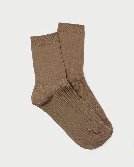 Loeffler Randall Le Bon Shoppe Tan Trouser Sock