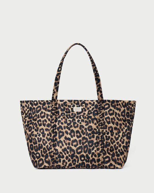 Loeffler Randall Dina Leopard Travel Tote