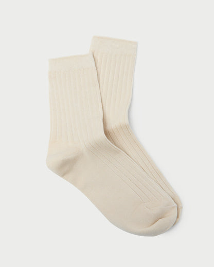 Loeffler Randall Le Bon Shoppe White Trouser Sock