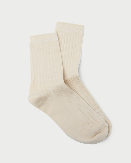 Loeffler Randall Le Bon Shoppe White Trouser Sock