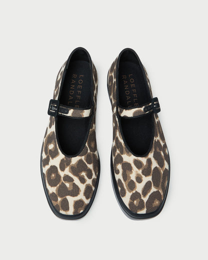Loeffler Randall Cooper Leopard Mary Jane Sneaker