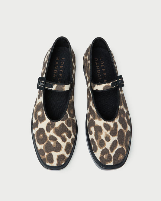 Loeffler Randall Cooper Leopard Mary Jane Sneaker