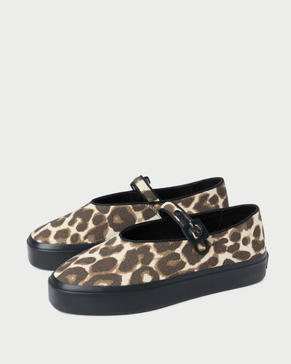 Loeffler Randall Cooper Leopard Mary Jane Sneaker