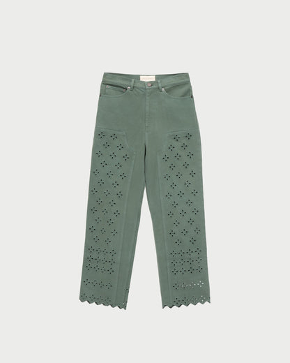 Loeffler Randall Demi Embroidered Pant