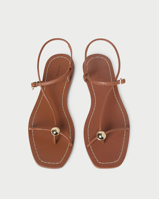 Loeffler Randall Lara Timber Leather Sandal