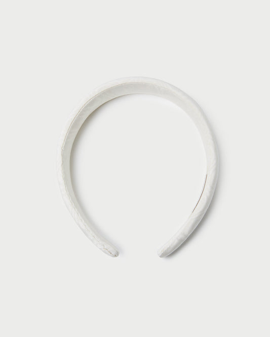 Loeffler Randall Marina Cream Puffy Headband