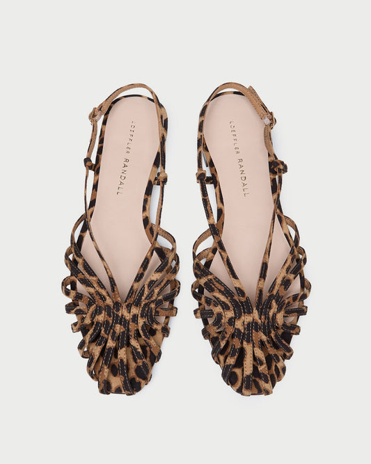 Loeffler Randall Devon Leopard Slingback Sandal