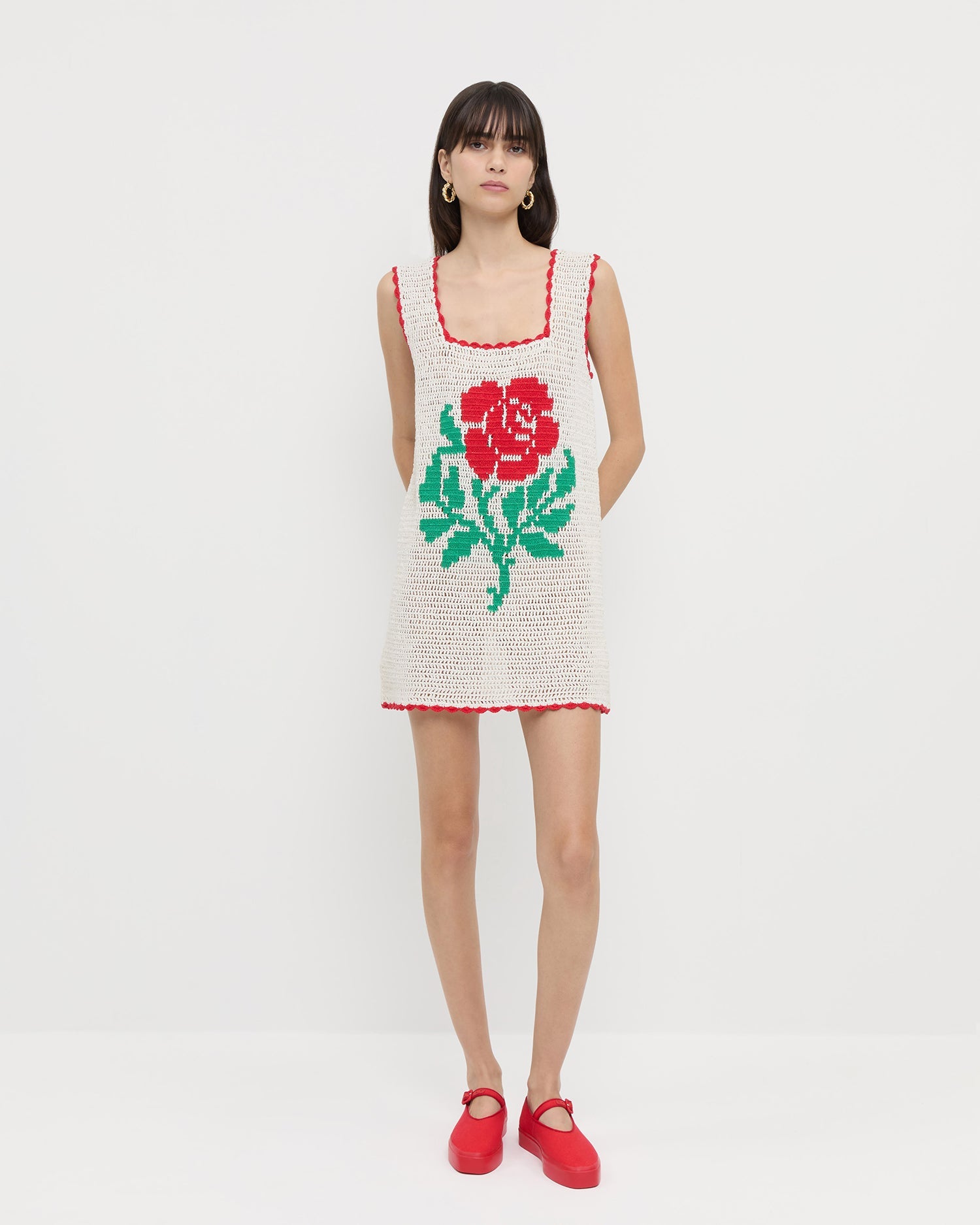 Loeffler Randall Helena Crochet Dress