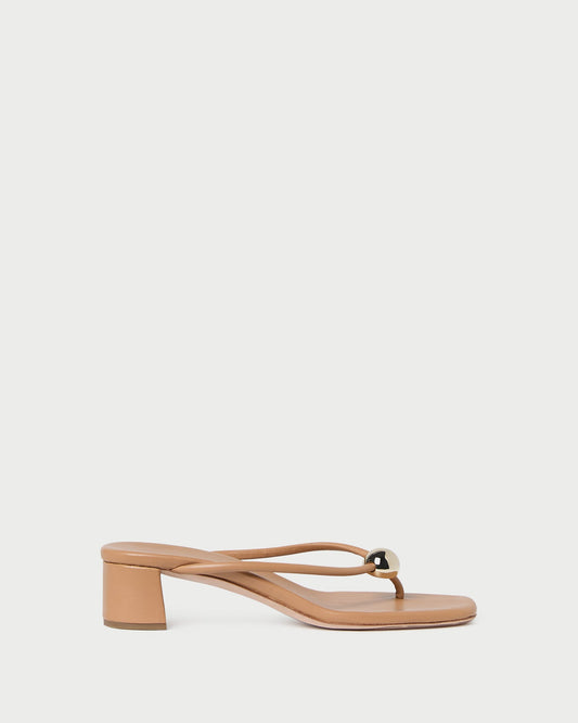 Loeffler Randall Odessa Dune Leather Heeled Sandal