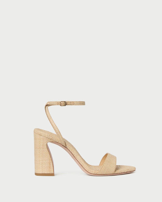 Loeffler Randall Malia Natural Curved-Heel Sandal