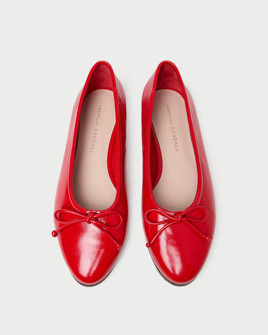 Loeffler Randall Noelle Red Ballet Flat