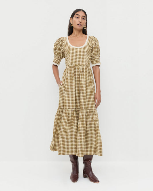 Loeffler Randall Gillian Puff-Sleeve Dress