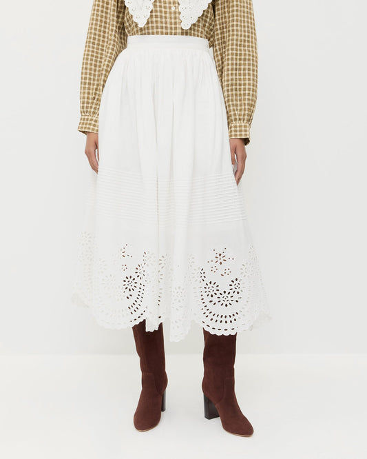 Loeffler Randall Tinsley Broderie Skirt