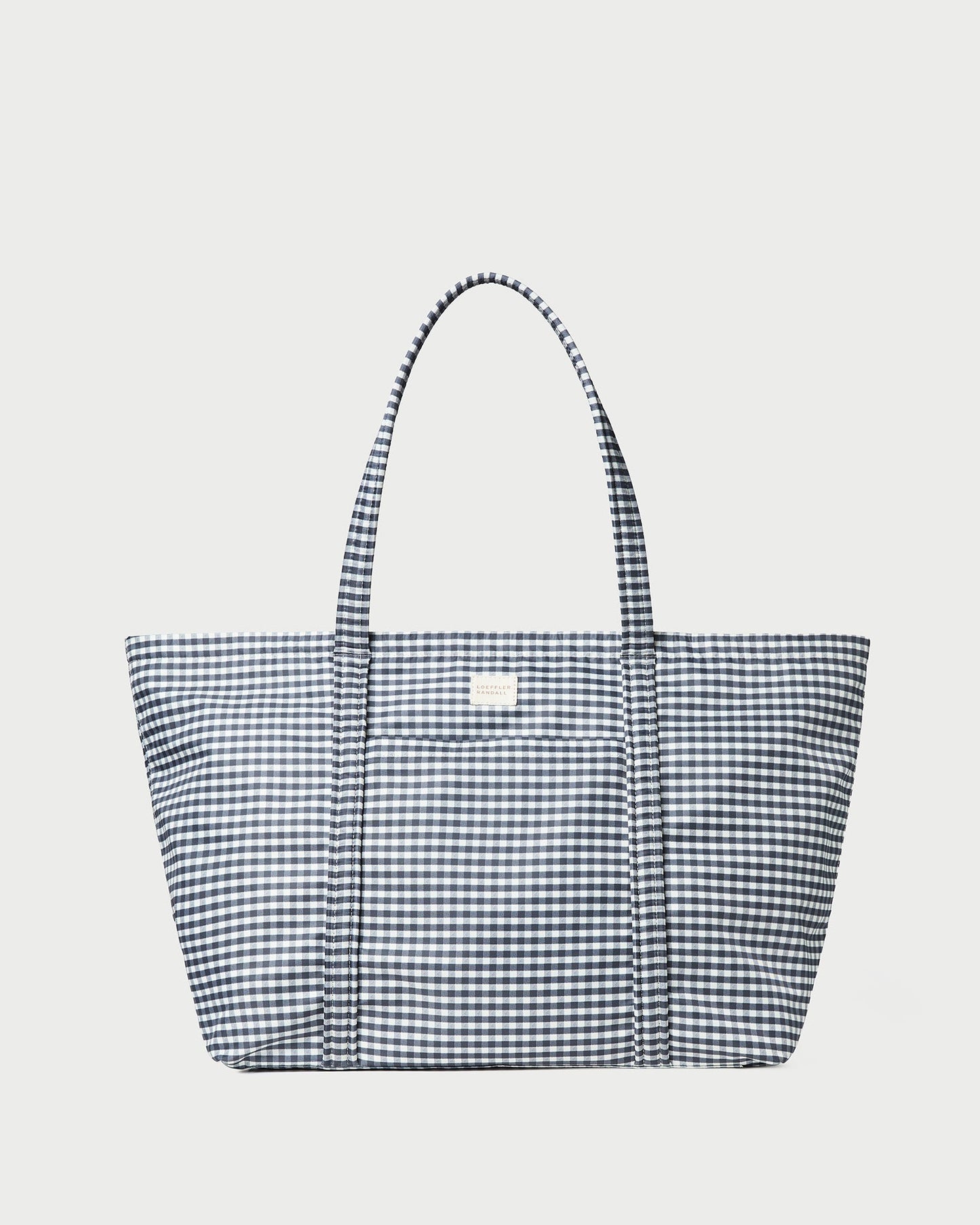 Loeffler Randall Dina Black/White Gingham Travel Tote