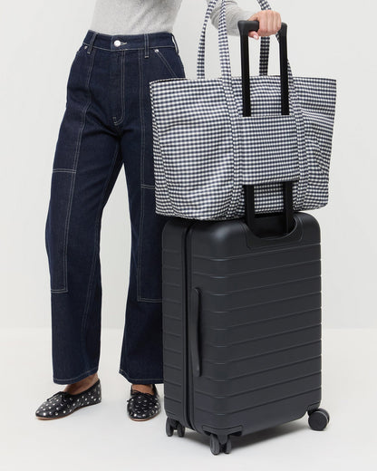 Loeffler Randall Dina Black/White Gingham Travel Tote