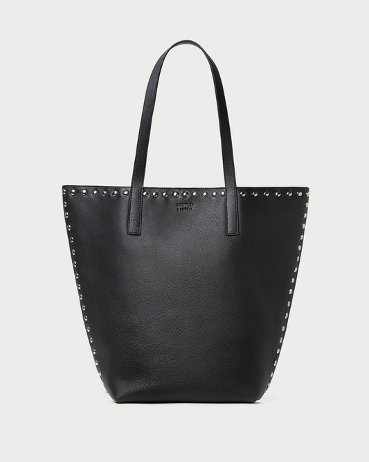 Loeffler Randall Walker Black/Silver Leather Tote