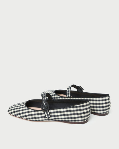 Loeffler Randall Ginger Black/White Gingham Mary Jane