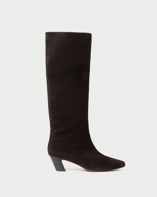 Loeffler Randall Marley Brown Suede Tall Boot