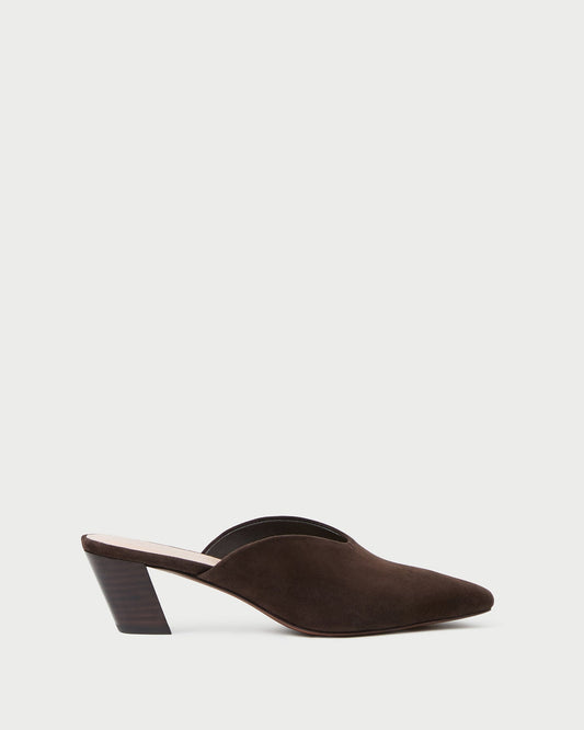 Loeffler Randall Perry Brown Suede Mule