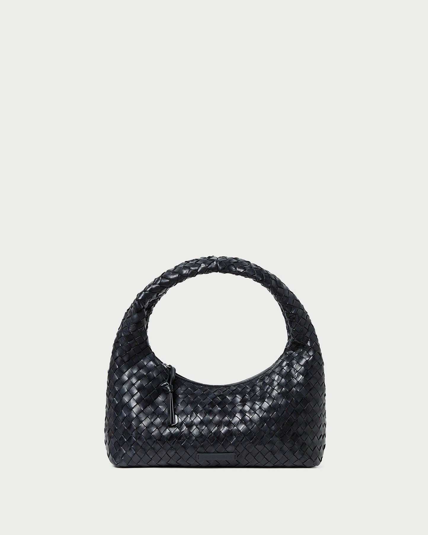 Loeffler Randall Mercer Black Woven Shoulder Bag