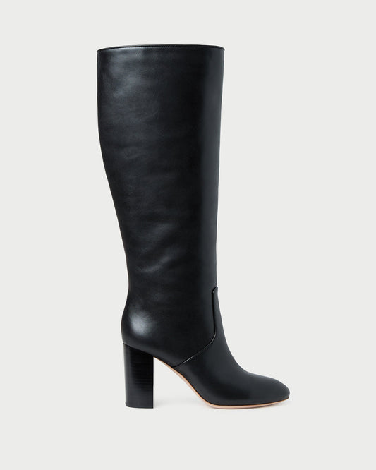 Loeffler Randall Goldy Black Wide-Calf Boot