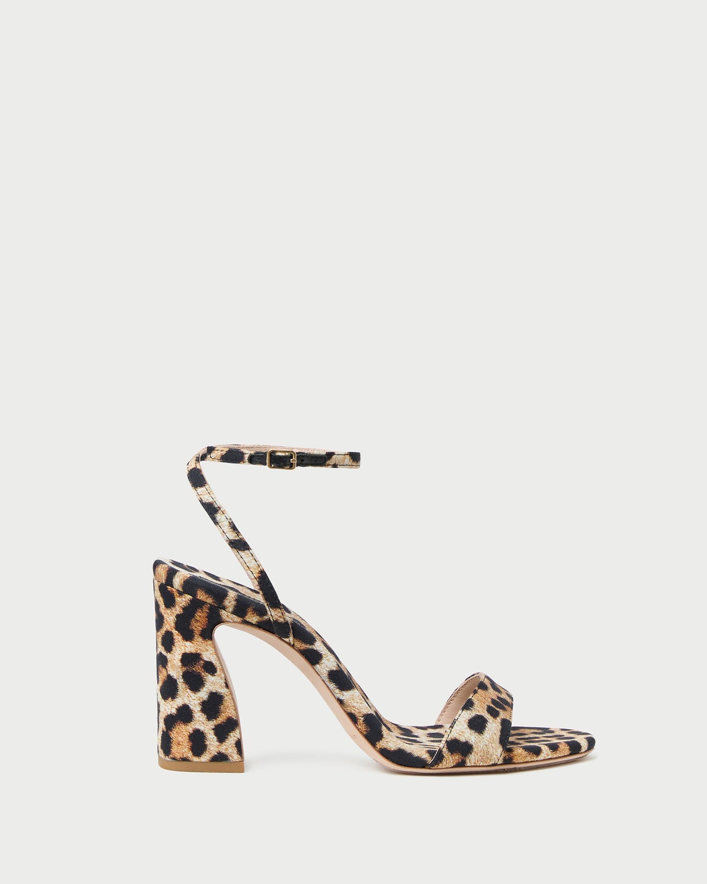 Loeffler Randall Malia Leopard Curved-Heel Sandal