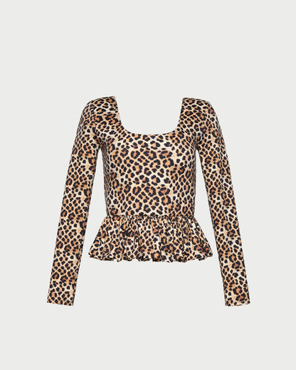 Loeffler Randall Posie Peplum Top